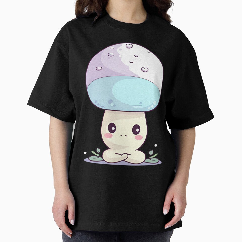 Cute Mushroom Yoga by Gilyglo
