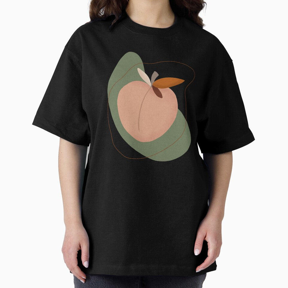 Modern Peach, Fruit illustration by Ana Moguš
