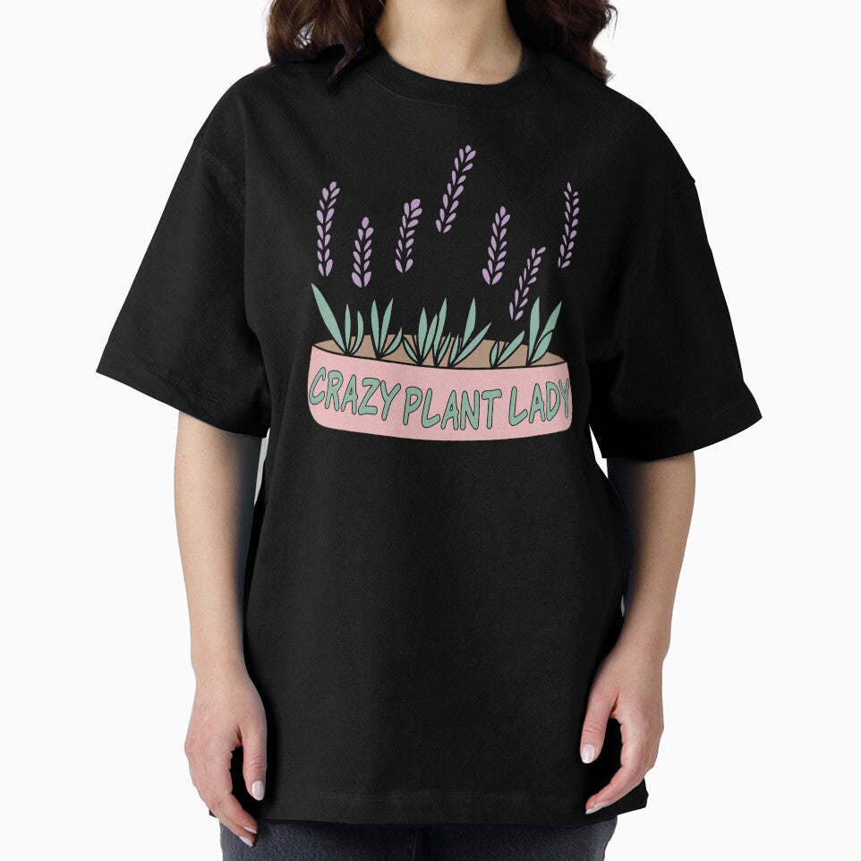 Crazy Plant Lady funny pot illustration by Pexilus