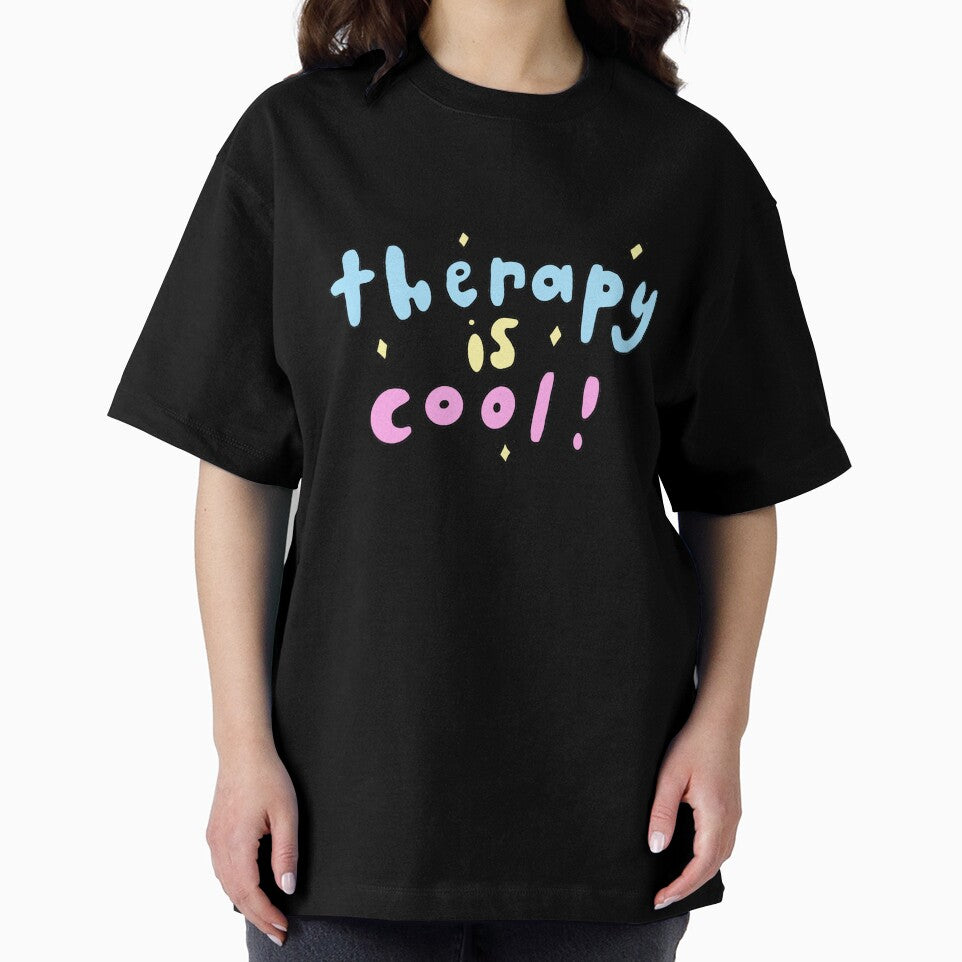 Therapy Is Cool- Mental Health Awareness quote by SadButHaha