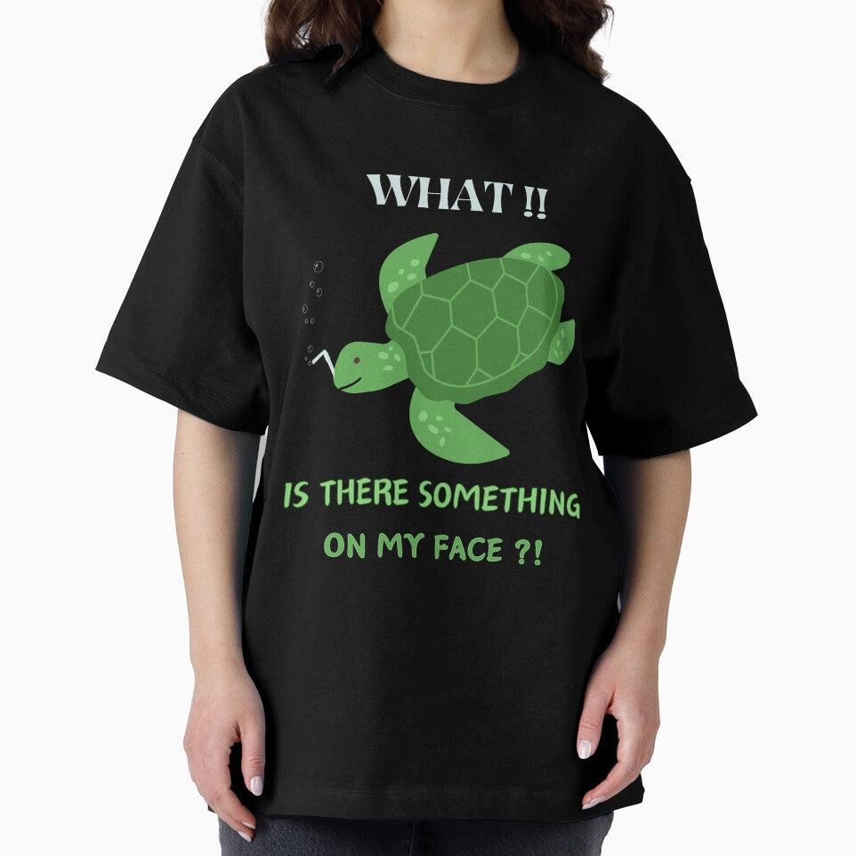 Save sea turtles funny is there something on my face earth day by Lulustarfox