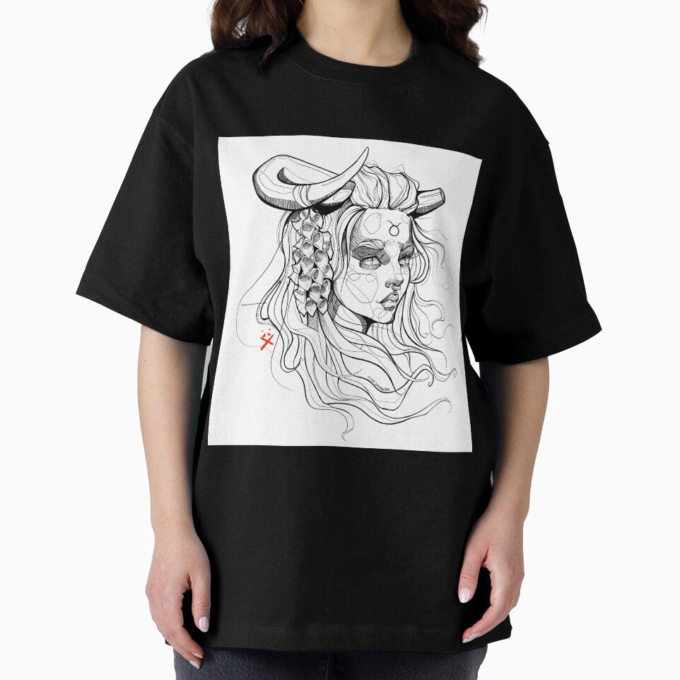 Tauro: A Beautifully Crafted Lineart Portrait for Your Zodiac Collection by MxnDesigner