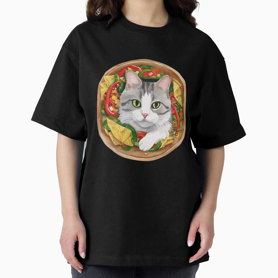 Taco Feline Fiesta on a Plate - Cinco de Mayo - Cat Lover by FurrFunPrints