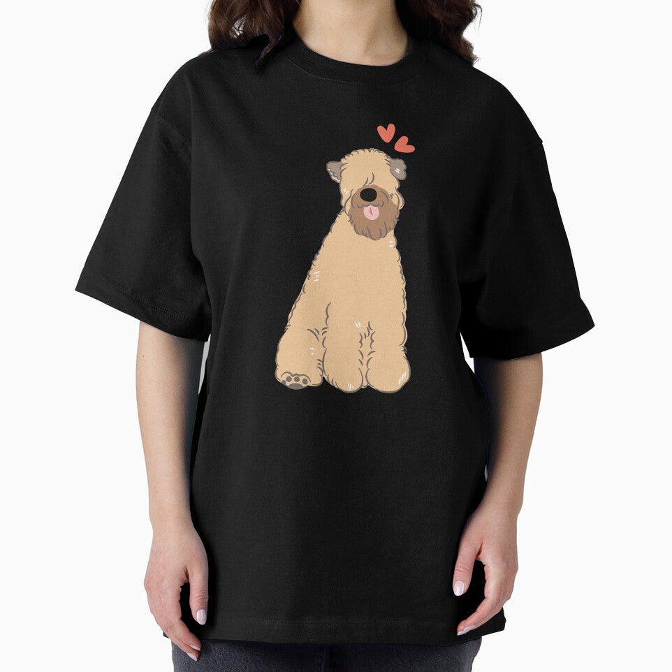 Love Gold Soft Coated Wheaten Terrier 2 by Lulupainting