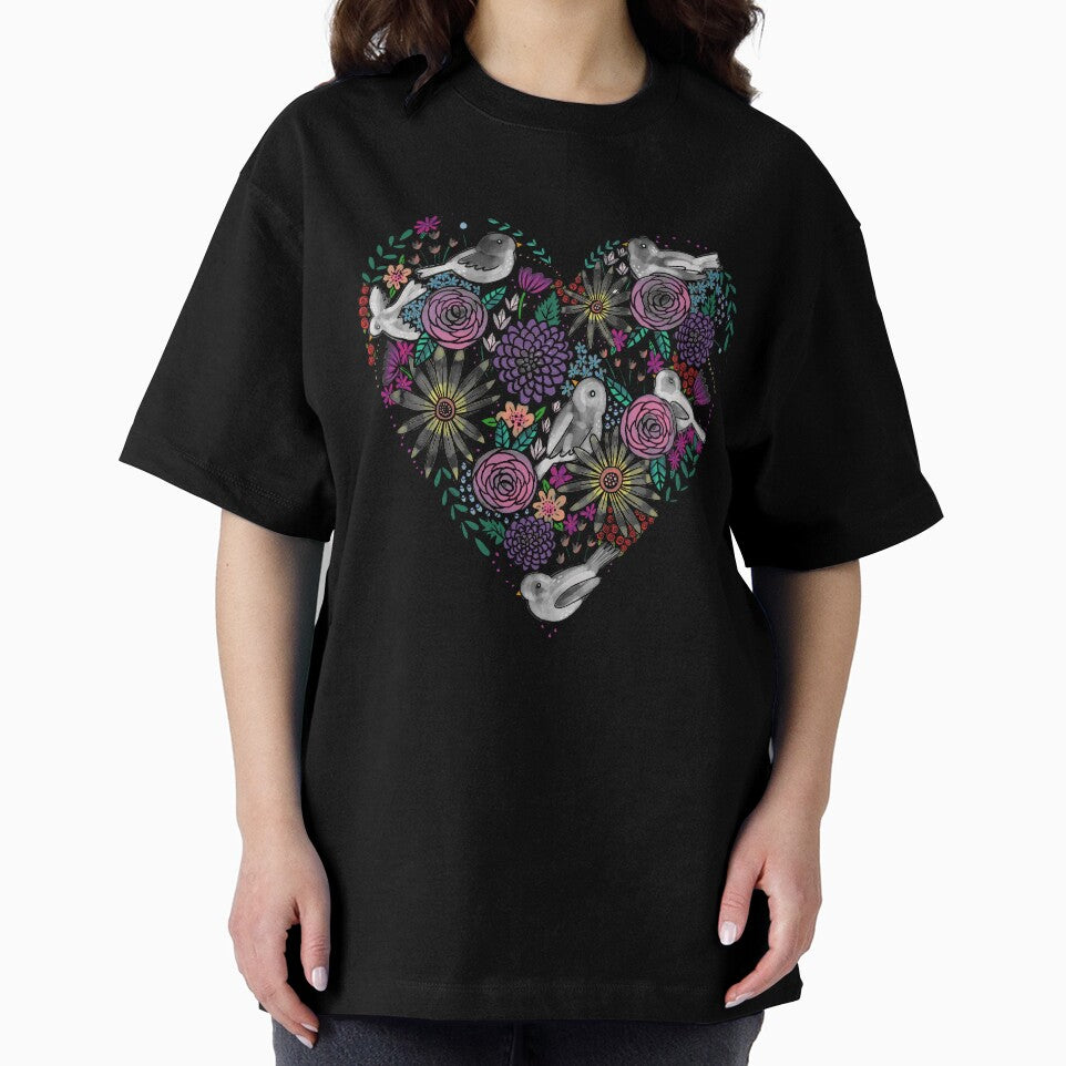Flowers, Birds & A Heart by RuthMCreative