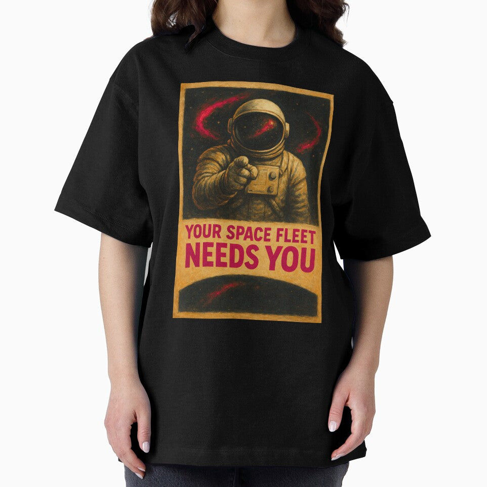 Propaganda Style Poster Space Explorer Vintage by Genius Geek