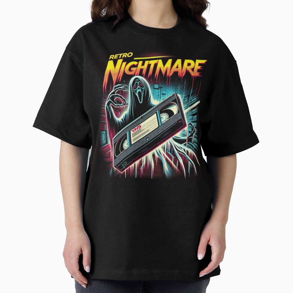 Retro VHS Nightmare Horror Design by Rare Plus Apparel!