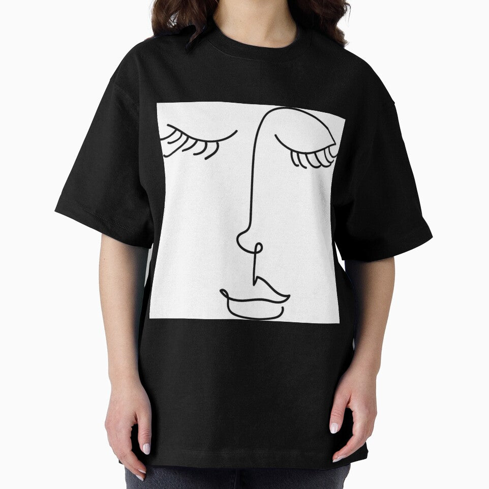 Minimalist Art | One Line Face by hannah vail (@acharmingnotion)