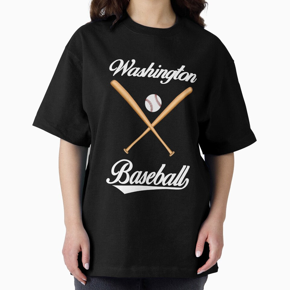 Washington Baseball T-Shirt for Men and Women by AllStarMerch