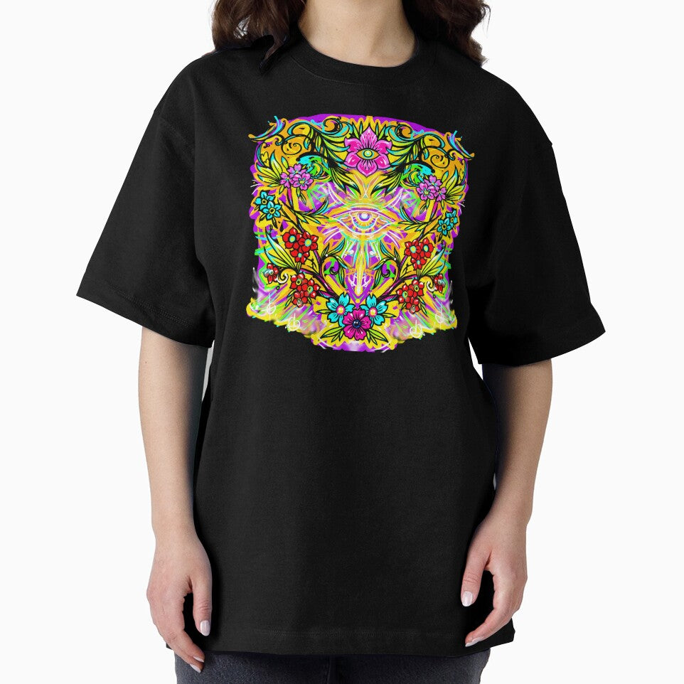 Gaia's heart between flowers and light by UrielCalavera
