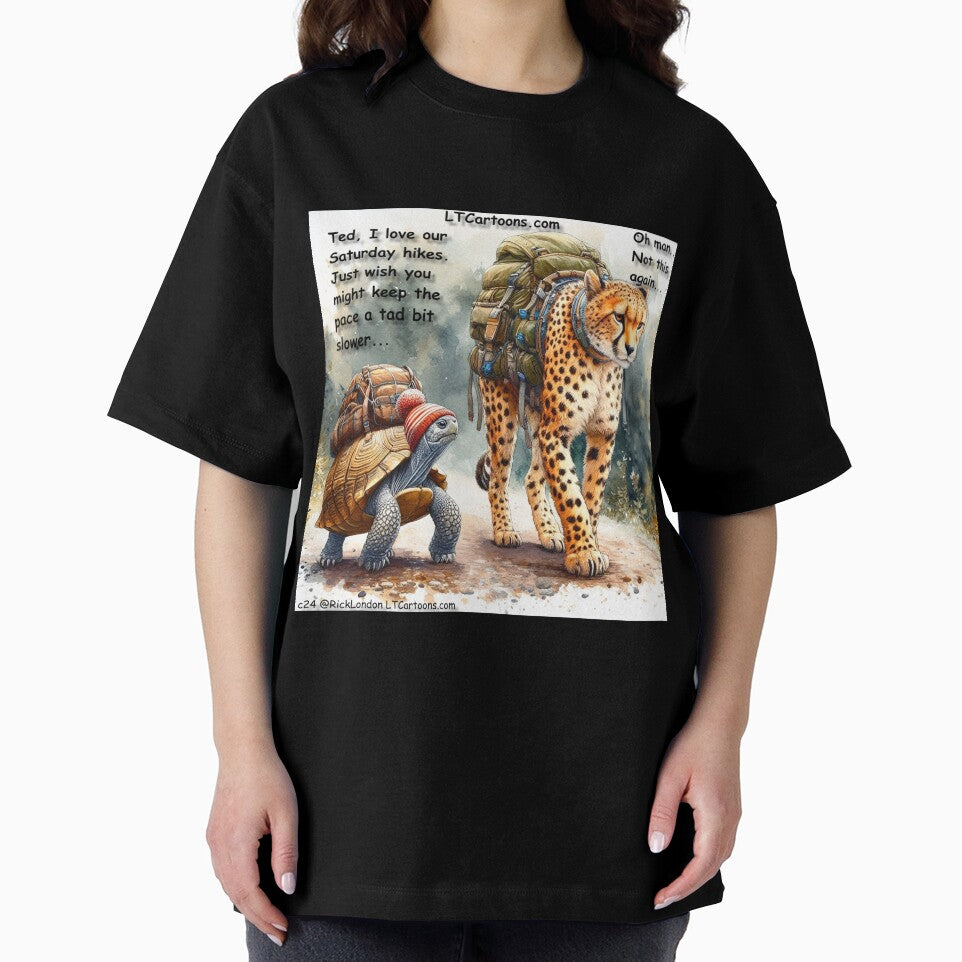 The Tortoise And The Cheetah On Saturday Hike by Rick London Gifts