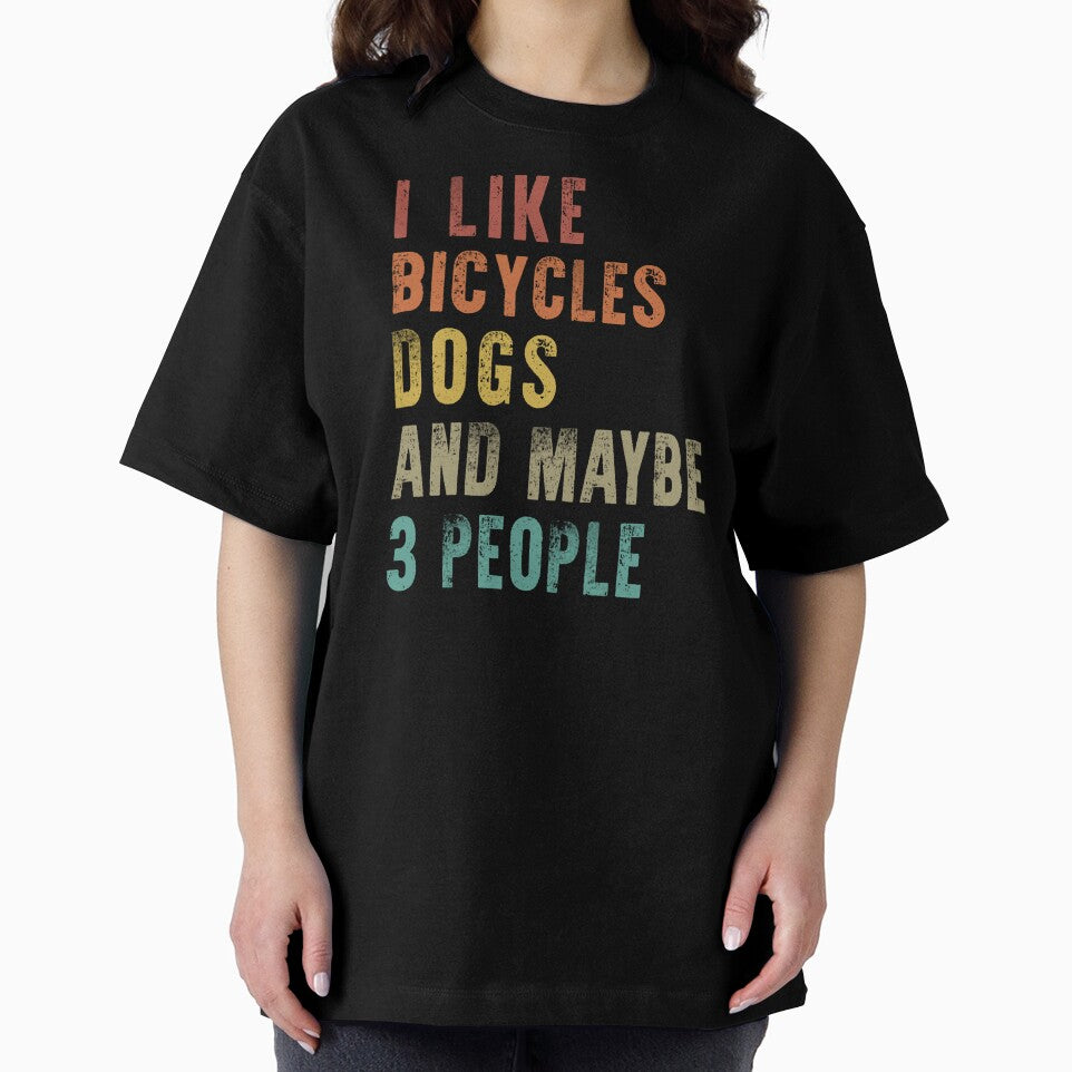 I Like Bicycles And Dogs, Funny Cycling, Cyclist Quote by Aerial Addicts