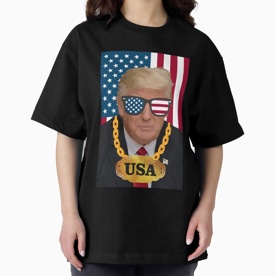 Donald Trump Gangsta USA T-Shirt by AllStarMerch
