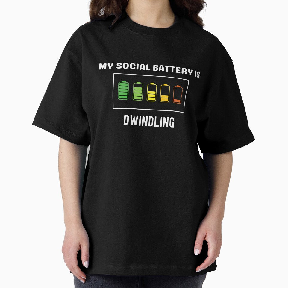 Social Battery Dwindling by CozyVibeTees