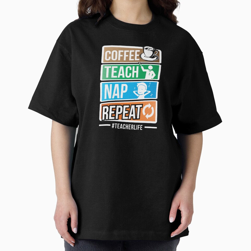 Teacher Teacher's Day Coffee Nap Teacher's Gift by haselshirt