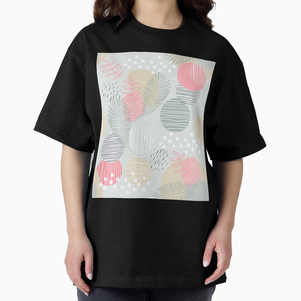 Mid Modern Nature 3. Pastel pink & grey by Dominiquevari