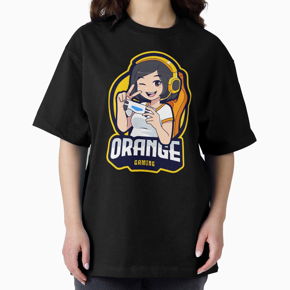 Gamer Girl Orange by Emil1993