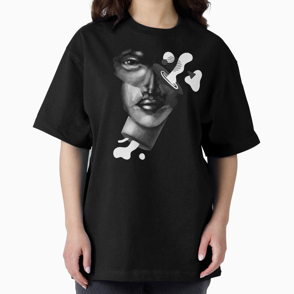 Sureal modernist face illustration by The Plotted Plant