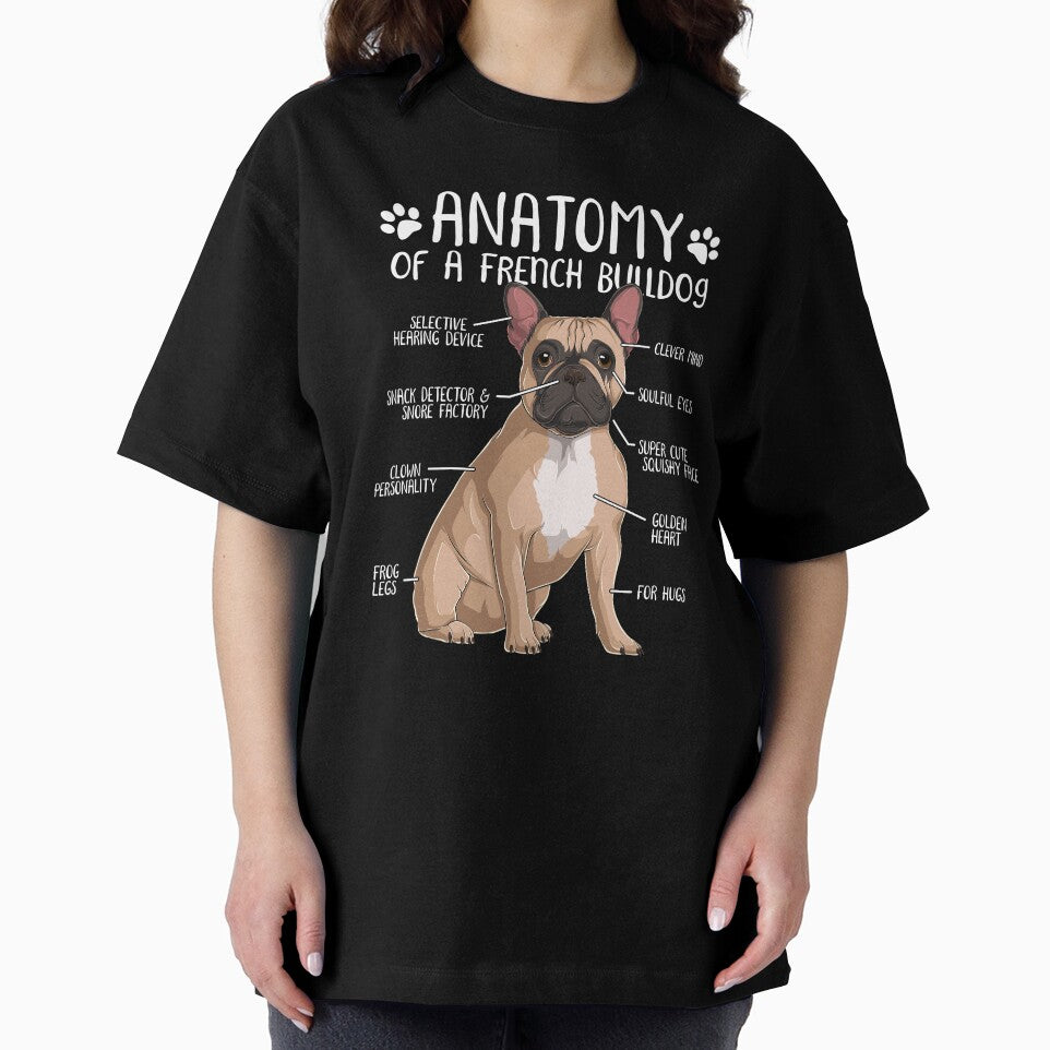 Funny French Bulldog Anatomy Fawn Frenchie Dog Lover by lanynx design