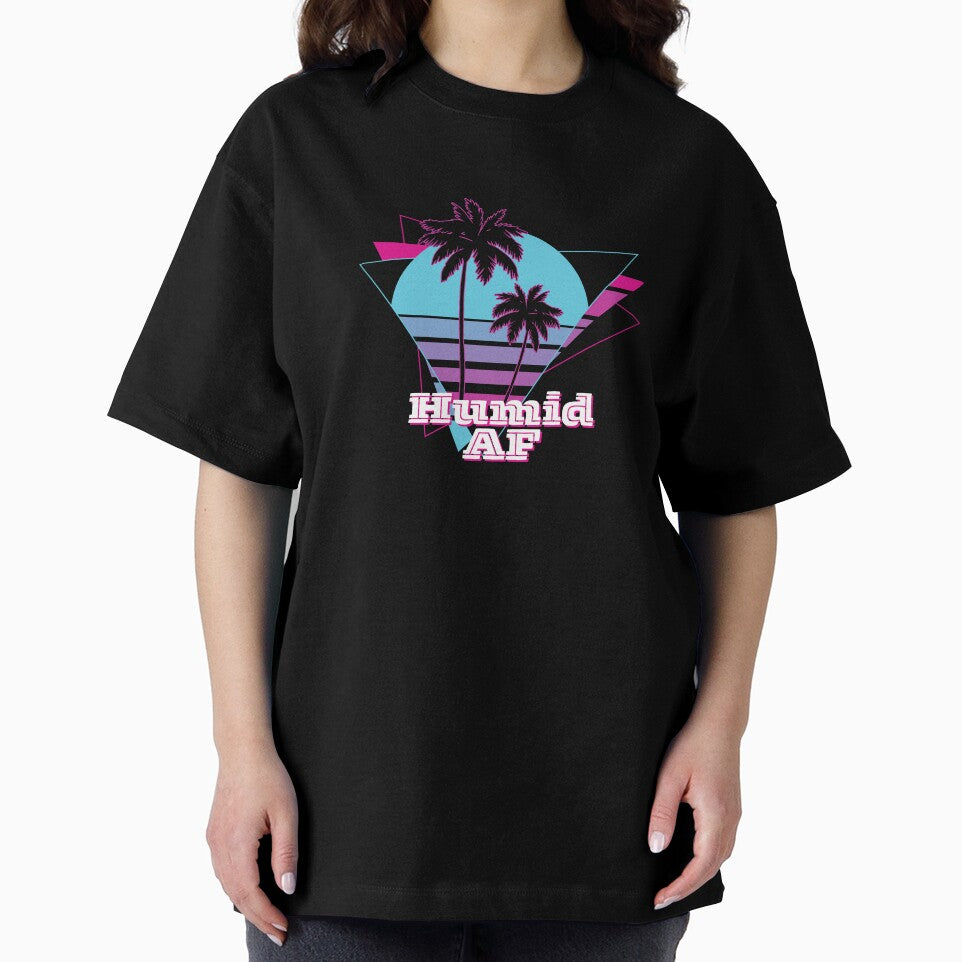 Humid AF Funny 80's Summer by Saroda Studio