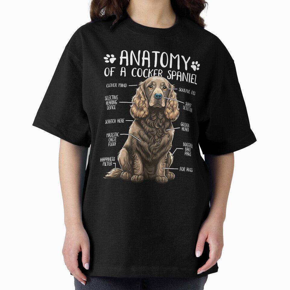 Funny Cocker Spaniel Anatomy Cocker Spaniel Dog Lover by lanynx design