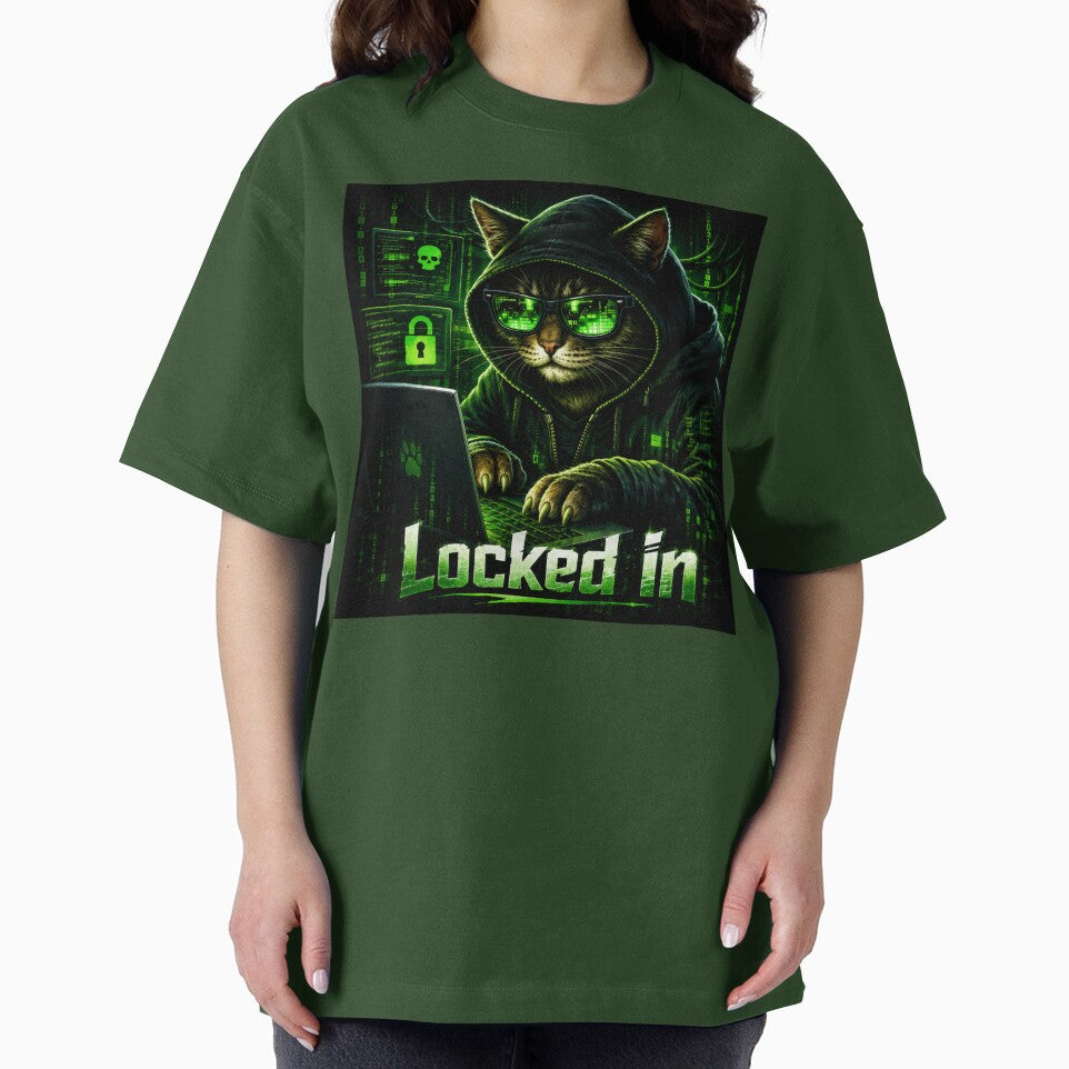 Locked In Hacker Cat by INVIKETOS
