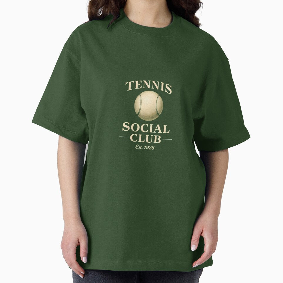 Vintage Tennis Social Club Est 1928 Preppy Aesthetic by BeataPrint
