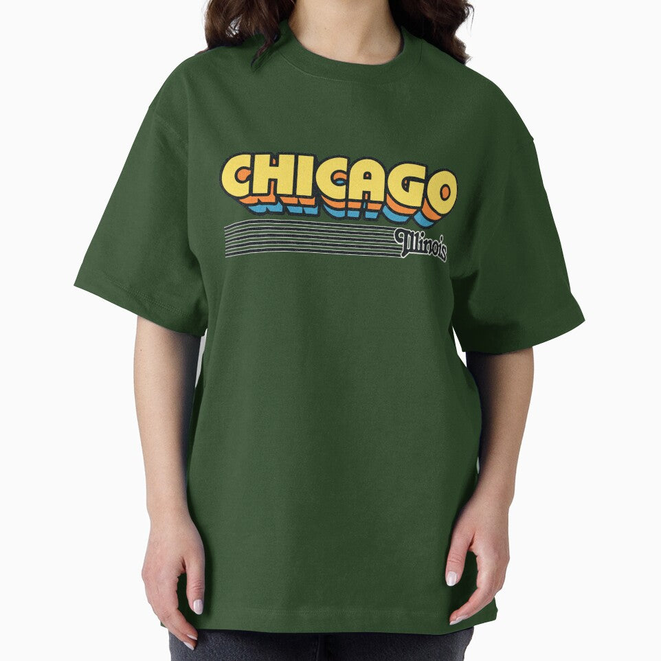 Chicago, Illinois | Retro Stripes by retroready