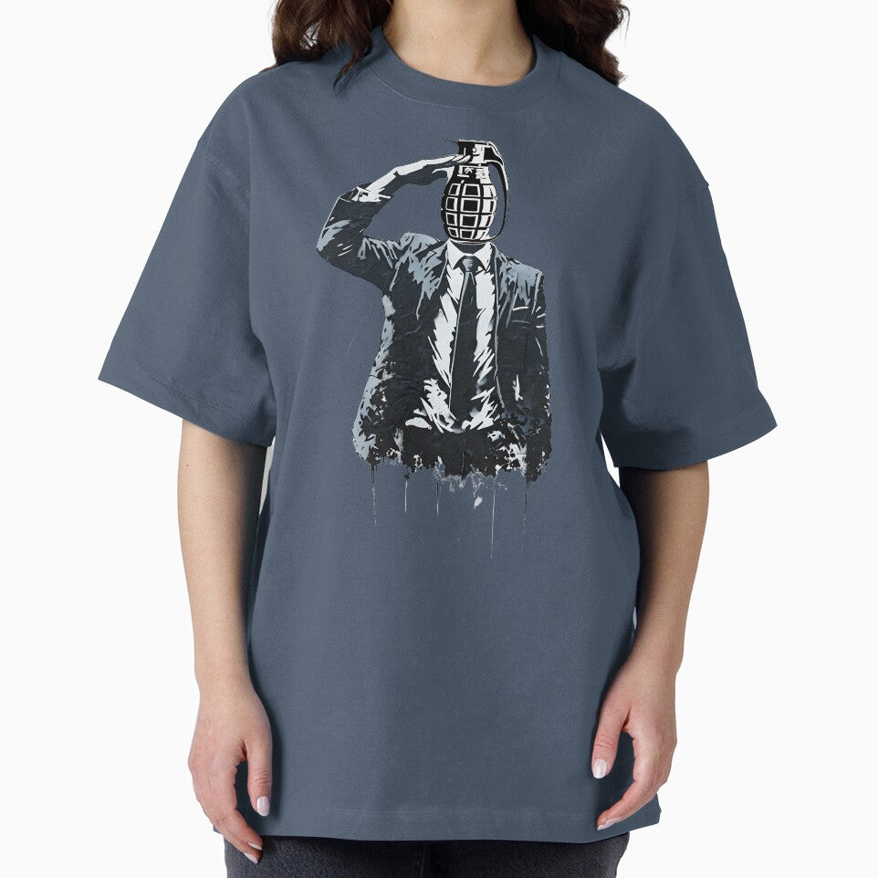 Explosive Salute Graffiti-Style Grenade Head by theThreadzone
