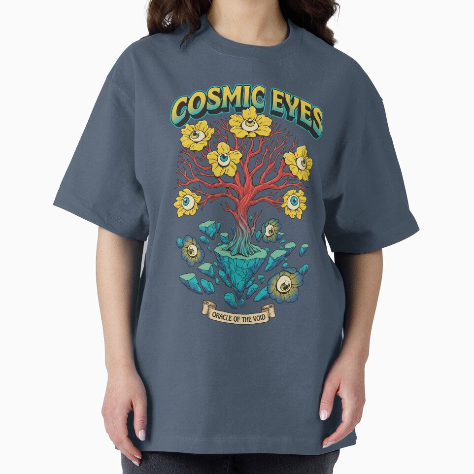Cosmic Eyes Oracle of the Void - Psychedelic Eyeball Tree Art by AwesomeBeyondLimits