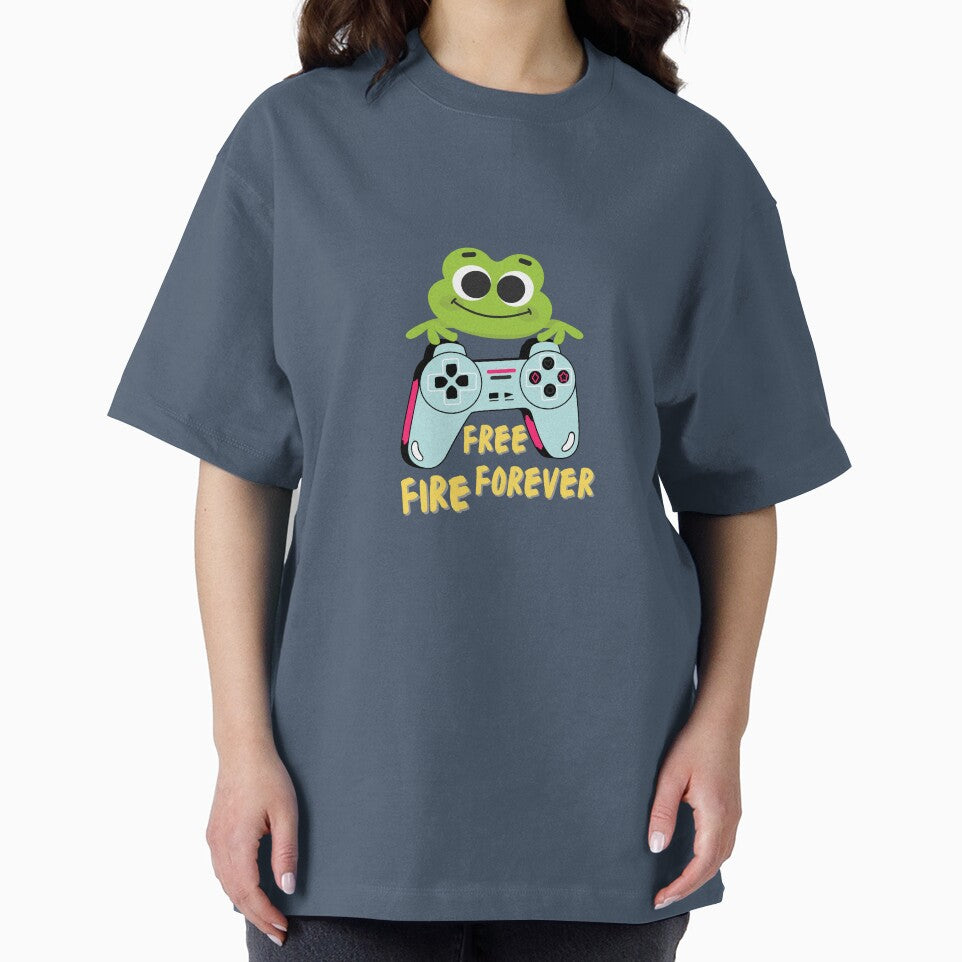 Free Fire Forever – Cool Gaming Quote Tee for Gamers by WallMuseStudio