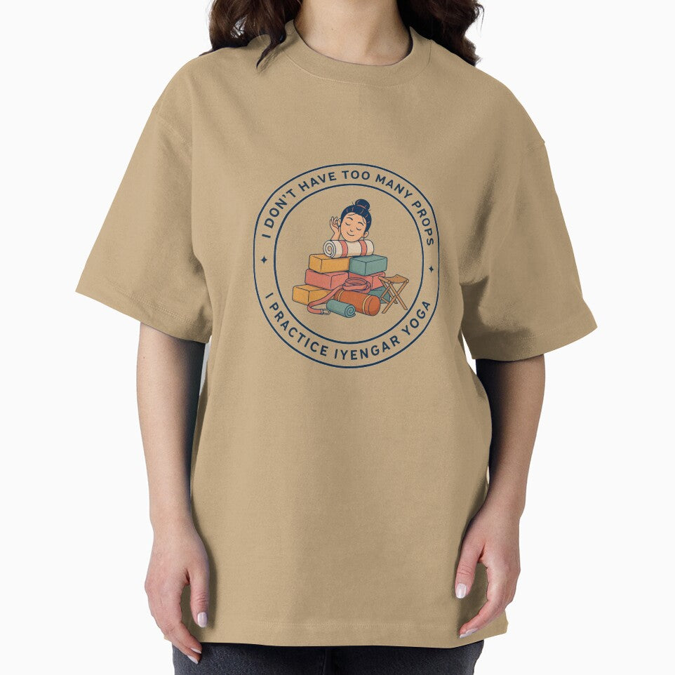 I Don’t Have Too Many Props – I Practice Iyengar Yoga Funny Yoga Lover Design by ArcticFoxStudio