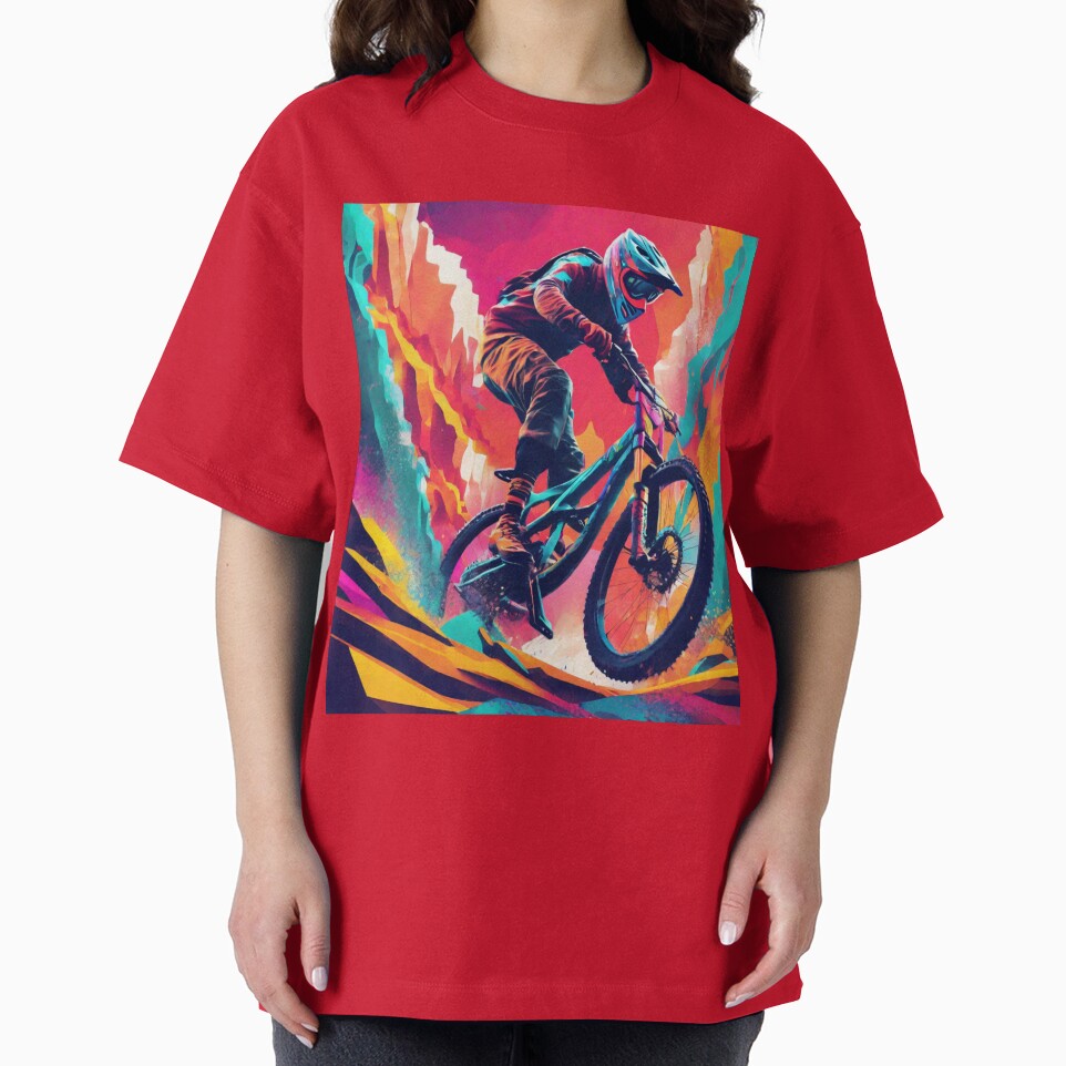 High-Flying Thrills: Jumps and Stunts in Mountain Biking by Artisticanvas