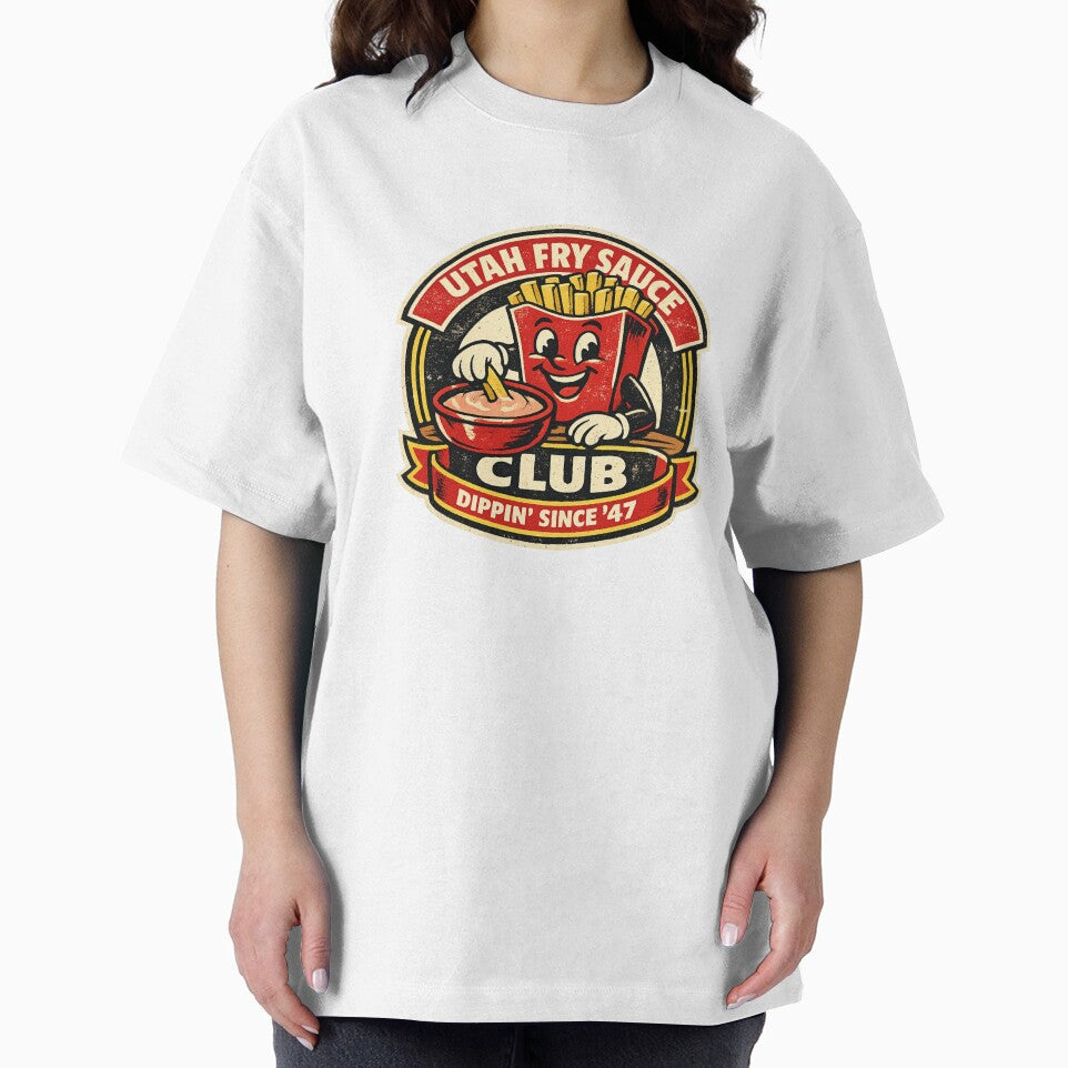 Utah Fry Sauce Club Retro Mascot by Dresut