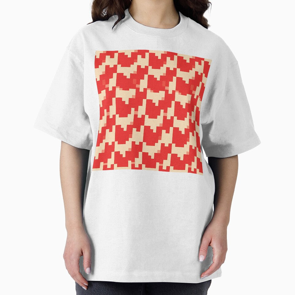 Pixel Zigzag Block Pattern by BASED Originals
