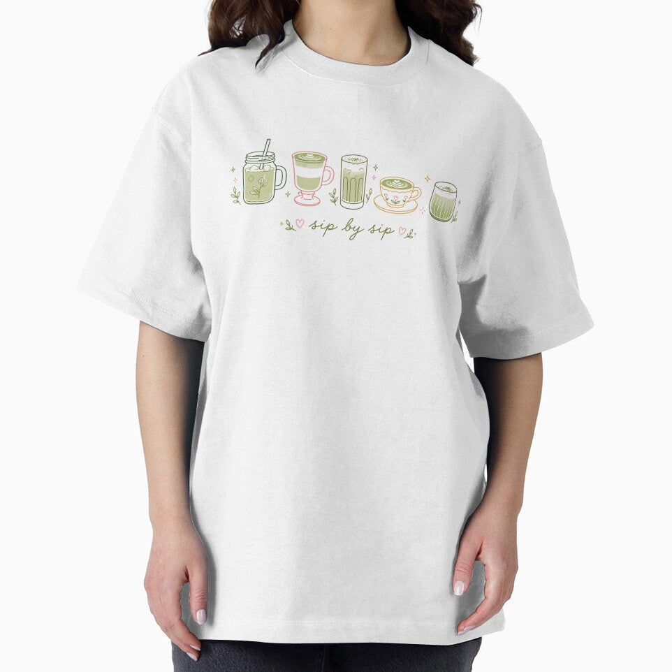Sip by Sip – Matcha Lover Aesthetic Drink Art by BrewmarkStudio