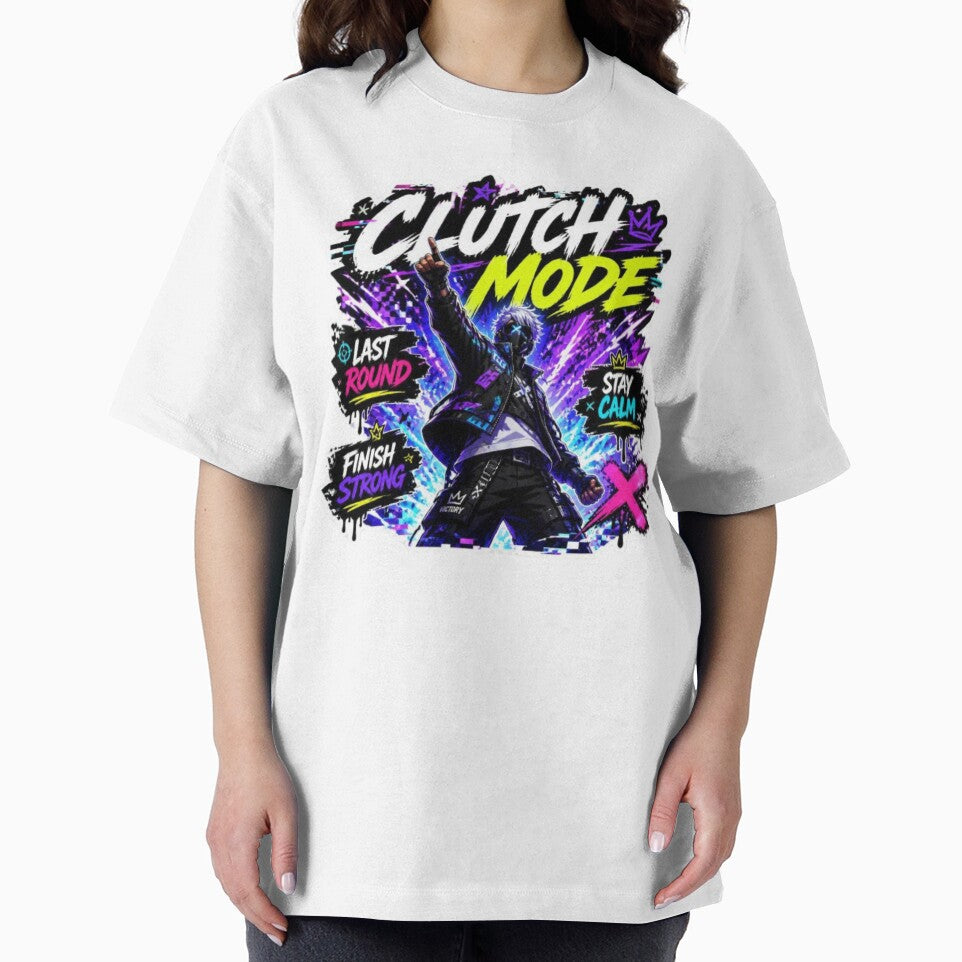 CLUTCH MODE Gaming Sticker | Competitive Gamer Streetwear Design by Stylestickers55