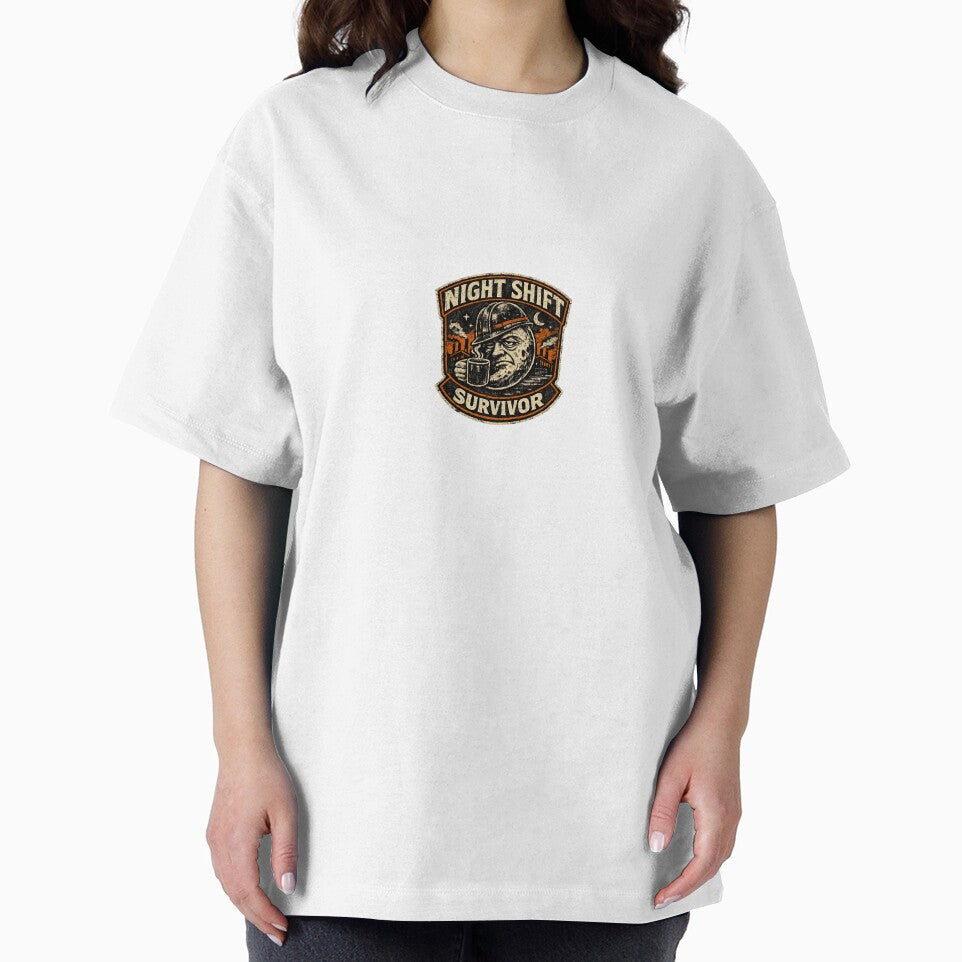 Night Shift Survivor - AfterHrsCo - Late Night Creator Streetwear Design by AfterHrsCo