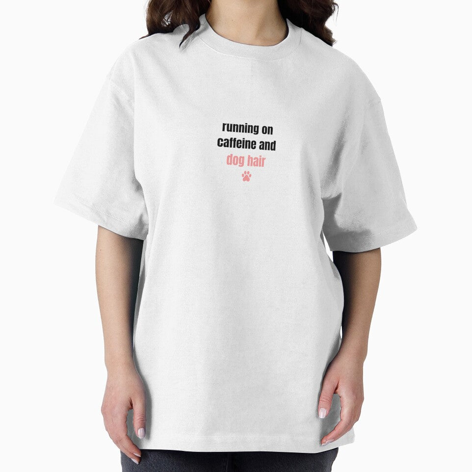 Running On Caffeine And Dog Hair Funny Dog Groomer by GroomerGoods