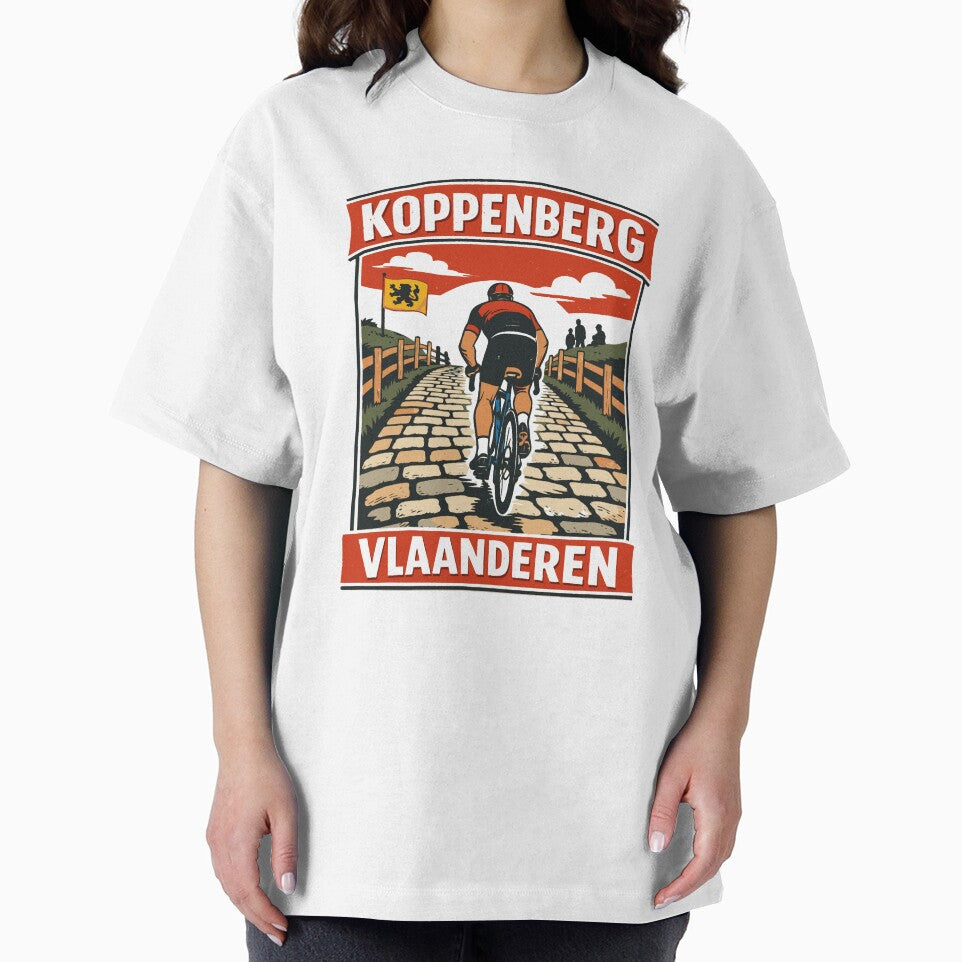 Koppenberg Vlaanderen Cycling Retro Cobblestone by JackCurtis1991