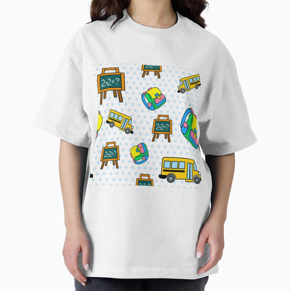 School Bus Seamless Pattern by Vanthuandesign