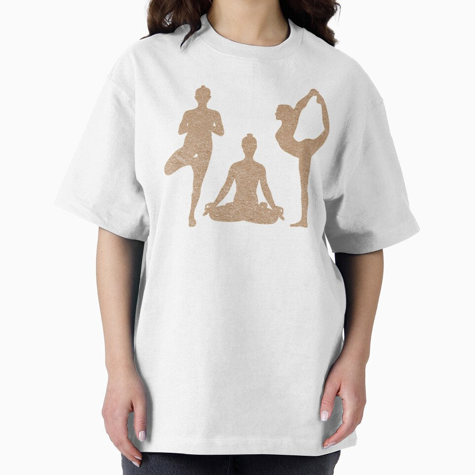 Three Yoga Poses: Tree, Lotus, and Dancer by Laanas