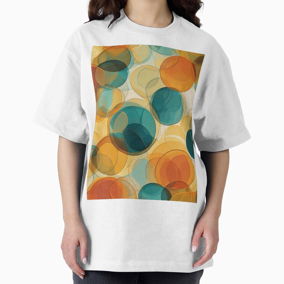 Retro Overlapping Circles by Designbes