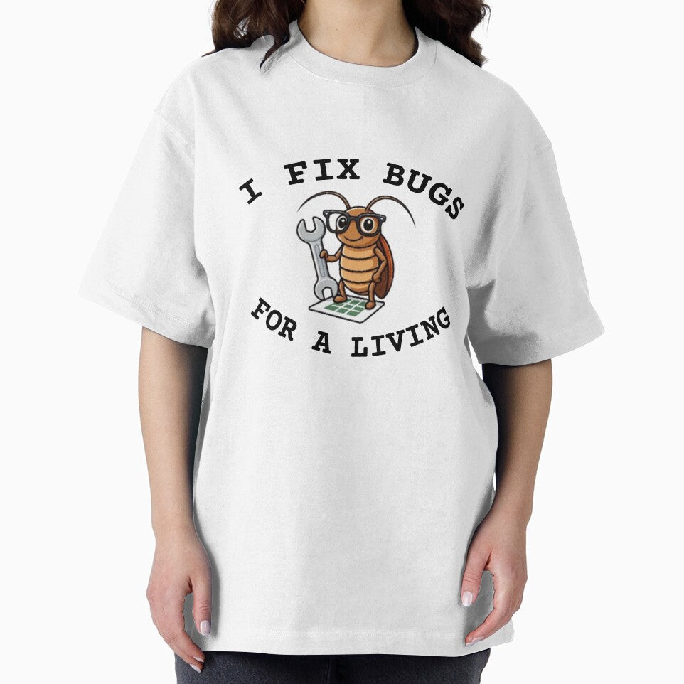 Funny Bug Fixer Cartoon Art by Articulated Vibes