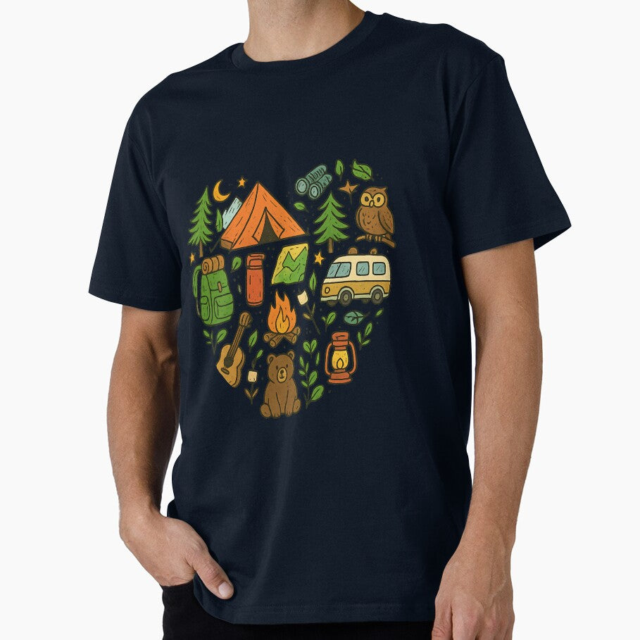 Cute Camping Doodle Collection | Campfire Adventure Outdoor Nature by Dream Vibe