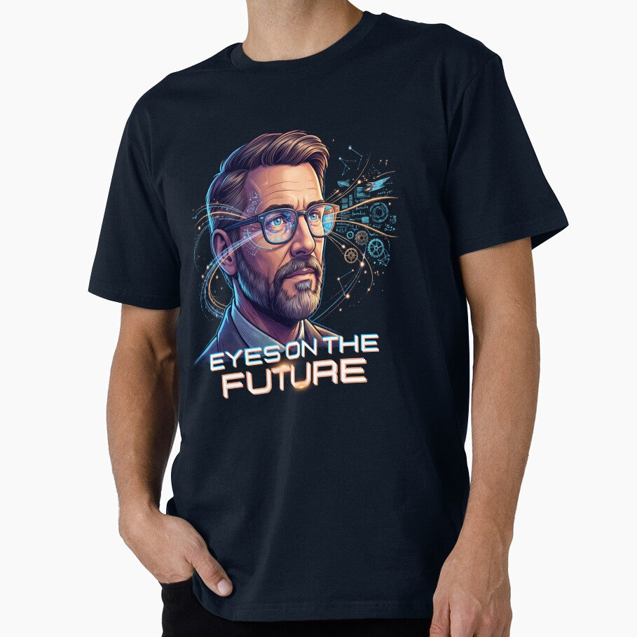 Eyes On The Future Visionary Tech Cyberpunk Art by rich-moda