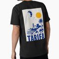 Tarifa Spain Vintage Coastal Travel Poster by Islabonita.