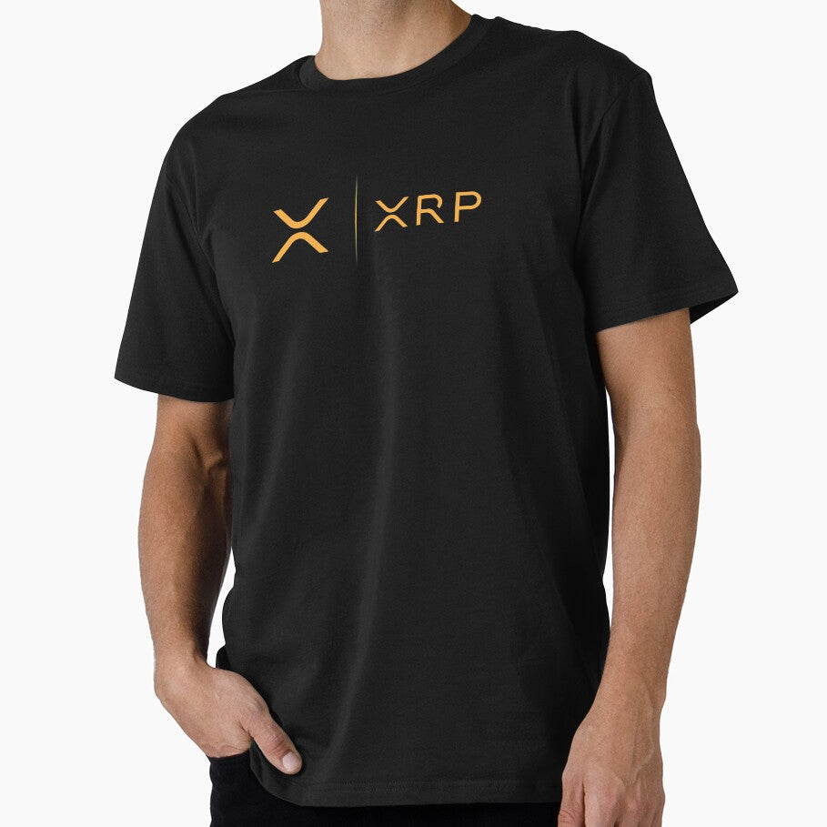 XRP RIPPLE NEW GOLD LOGO SIDE BY SIDE by Too Sweet