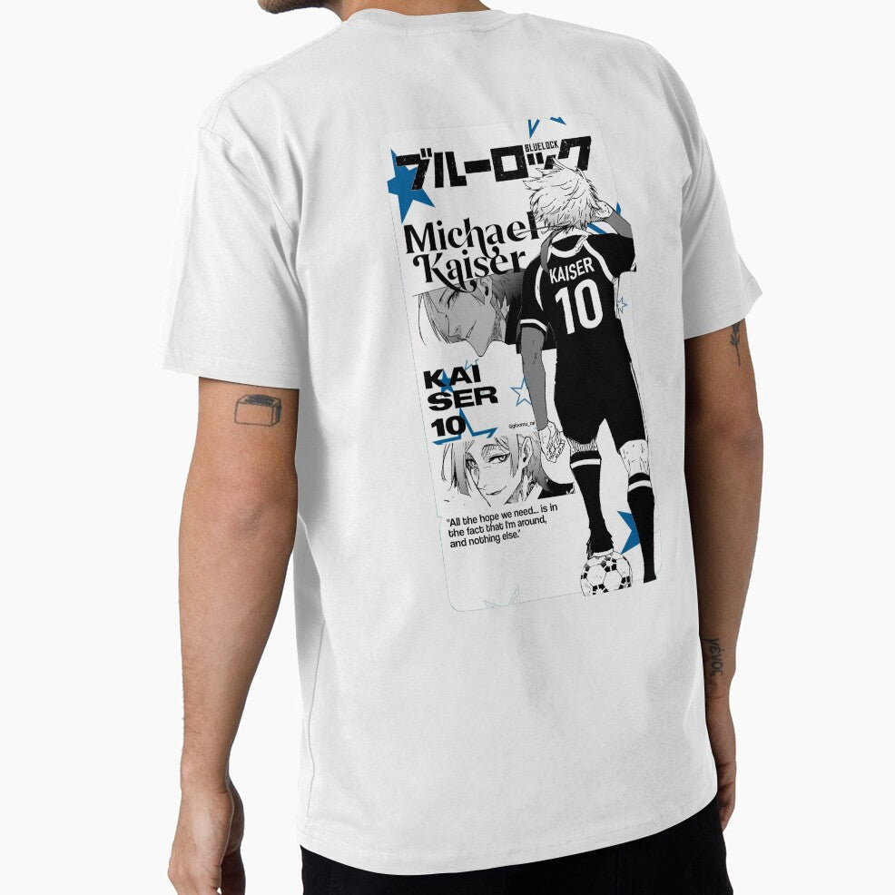 Blue Lock Michael Kaiser Anime Manga Panel Design – Egoist Soccer Streetwear Art by Cloanime Art