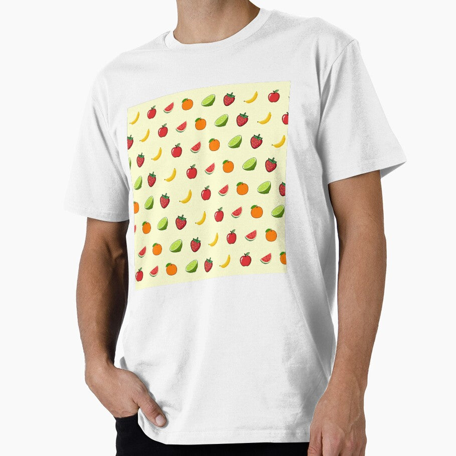 Cute Retro Fruit Pattern Aesthetic by POD Art Studio